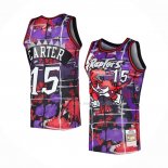 Maillot Toronto Raptors Vince Carter NO 15 Mitchell & Ness Lunar New Year Volet