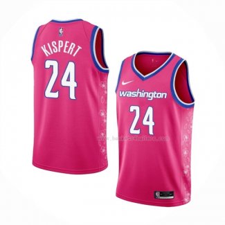 Maillot Washington Wizards Corey Kispert NO 24 Ville 2022-23 Rosa