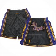 Short Los Angeles Lakers Mitchell & Ness Just Don Noir