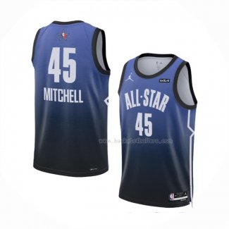 Maillot All Star 2023 Utah Jazz Donovan Mitchell NO 45 Bleu