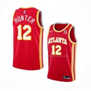 Maillot Atlanta Hawks De'andre Hunter NO 12 Icon 2020-21 Rouge