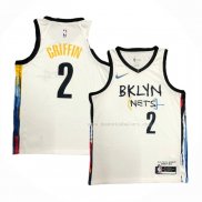 Maillot Brooklyn Nets Blake Griffin NO 2 Ville 2020-21 Blanc