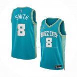 Maillot Charlotte Hornets Nick Smith JR. NO 8 Ville 2023-24 Vert