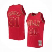 Maillot Chicago Bulls Dennis Rodman NO 91 Retro 2020 Chinese New Year Rouge