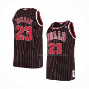 Maillot Chicago Bulls Michael Jordan NO 23 Hardwood Classics Throwback 1997-98 Noir