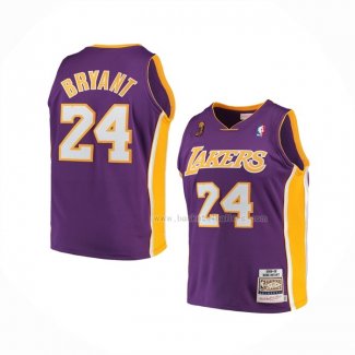 Maillot Enfant Los Angeles Lakers Kobe Bryant NO 24 Mitchell & Ness 2008-09 Volet