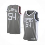 Maillot Los Angeles Clippers Patrick Patterson NO 54 Earned 2020-21 Gris