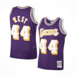 Maillot Los Angeles Lakers Jerry West NO 44 Mitchell & Ness 1971-72 Volet