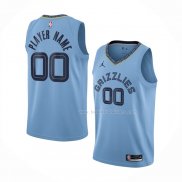 Maillot Memphis Grizzlies Personnalise Statement Bleu