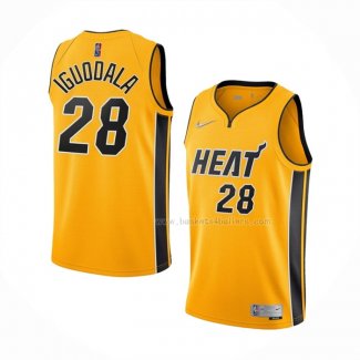 Maillot Miami Heat Andre Iguodala NO 28 Earned 2020-21 Or