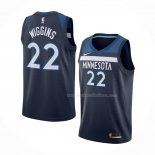 Maillot Minnesota Timberwolves Andrew Wiggins NO 22 Icon Bleu