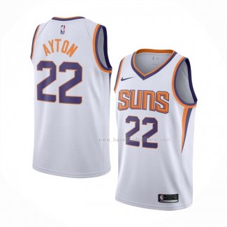 Maillot Phoenix Suns Deandre Ayton NO 22 Association 2019-20 Blanc