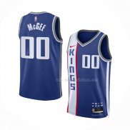 Maillot Sacramento Kings Javale Mcgee NO 00 Ville 2023-24 Bleu