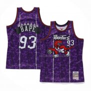 Maillot Toronto Raptors Bape NO 93 Hardwood Classic Volet