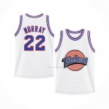 Maillot Tune Squad Bill Murray NO 22 Blanc