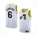 Maillot Utah Jazz Nickeil Alexander-Walker NO 6 Association 2022-23 Blanc