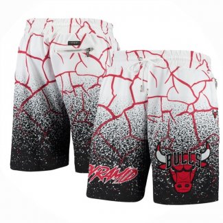 Short Chicago Bulls Mitchell & Ness Just Don Blanc Noir