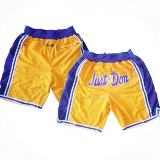 Short Los Angeles Lakers Just Don Jaune