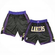 Short Los Angeles Lakers Ville Just Don 2023-24 Noir