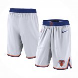 Short New York Knicks 2017-18 Blanc