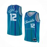 Maillot Charlotte Hornets Kelly Oubre JR. NO 12 Ville 2021-22 Bleu