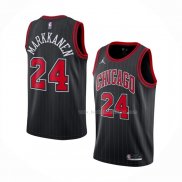 Maillot Chicago Bulls Lauri Markkanen NO 24 Statement 2020-21 Noir