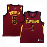 Maillot Cleveland Cavaliers Dennis Smith JR. NO 5 Icon 2018 Rouge