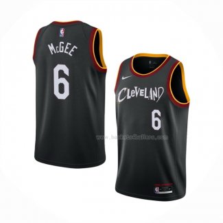 Maillot Cleveland Cavaliers Javale Mcgee NO 6 Ville 2020-21 Noir