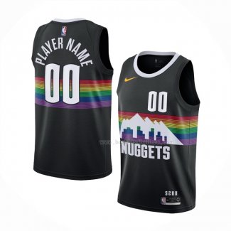 Maillot Denver Nuggets Personnalise Ville Noir