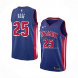 Maillot Detroit Pistons Derrick Rose NO 25 Icon 2018-19 Bleu