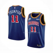 Maillot Golden State Warriors Klay Thompson NO 11 75th Anniversary Bleu