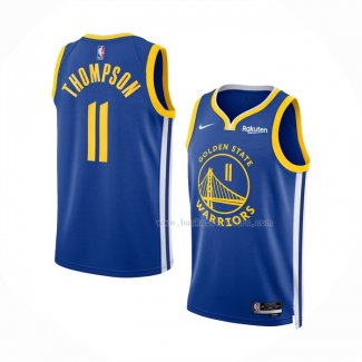 Maillot Golden State Warriors Klay Thompson NO 11 Icon 2022-23 Bleu