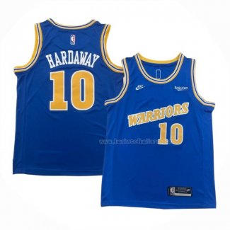 Maillot Golden State Warriors Tim Hardaway NO 10 Classic 2022-23 Bleu