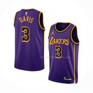 Maillot Los Angeles Lakers Anthony Davis NO 3 Statement 2022-23 Volet