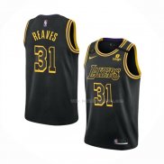 Maillot Los Angeles Lakers Austin Reaves NO 31 Mamba 2021-22 Noir