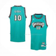 Maillot Memphis Grizzlies Mike Bibby NO 10 Historic Retro Vert