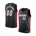 Maillot Miami Heat Personnalise Icon Noir