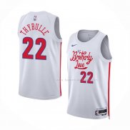 Maillot Philadelphia 76ers Matisse Thybulle NO 22 Ville 2022-23 Blanc