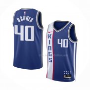 Maillot Sacramento Kings Harrison Barnes NO 40 Ville 2023 24 Bleu