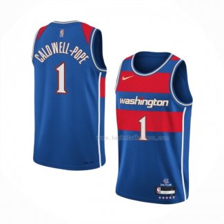 Maillot Washington Wizards Kentavious Caldwell-pope NO 1 Ville 2021-22 Bleu