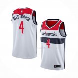 Maillot Washington Wizards Russell Westbrook NO 4 Association 2020-21 Blanc