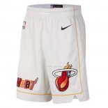 Short Miami Heat Ville 2022-23 Blanc