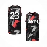 Maillot AJ x PSG Michael Jordan NO 23 Rouge Noir