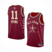 Maillot All Star 2024 Dallas Mavericks Kyrie Irving NO 11 Rouge