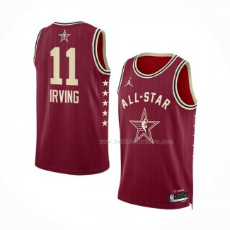 Maillot All Star 2024 Dallas Mavericks Kyrie Irving NO 11 Rouge