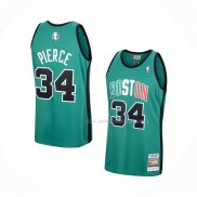 Maillot Boston Celtics Paul Pierce NO 34 Hardwood Classics Throwback 2007-08 Vert