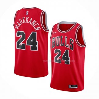 Maillot Chicago Bulls Lauri Markkanen NO 24 Icon 2020-21 Rouge