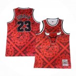 Maillot Chicago Bulls Michael Jordan NO 23 Mitchell & Ness 1996-97 Rouge2