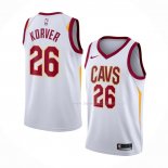 Maillot Cleveland Cavaliers Kyle Korver NO 26 Association Blanc