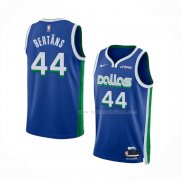 Maillot Dallas Mavericks Davis Bertans NO 44 Ville 2022-23 Bleu